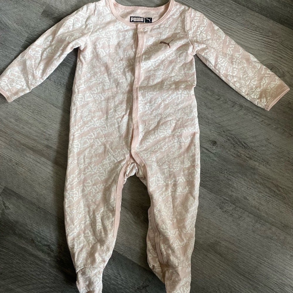 Baby girl puma footie